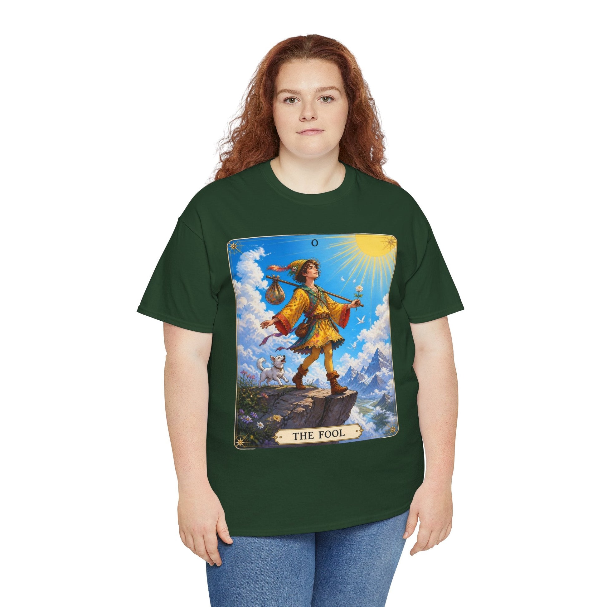 The Fool Tarot Card T-Shirt — Vibrant Mystical Tarot Tee - T-Shirt - Printify