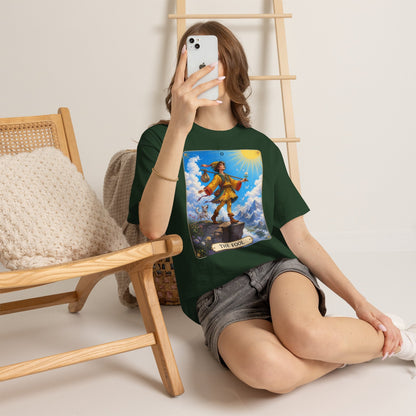 The Fool Tarot Card T-Shirt — Vibrant Mystical Tarot Tee - T-Shirt - Printify