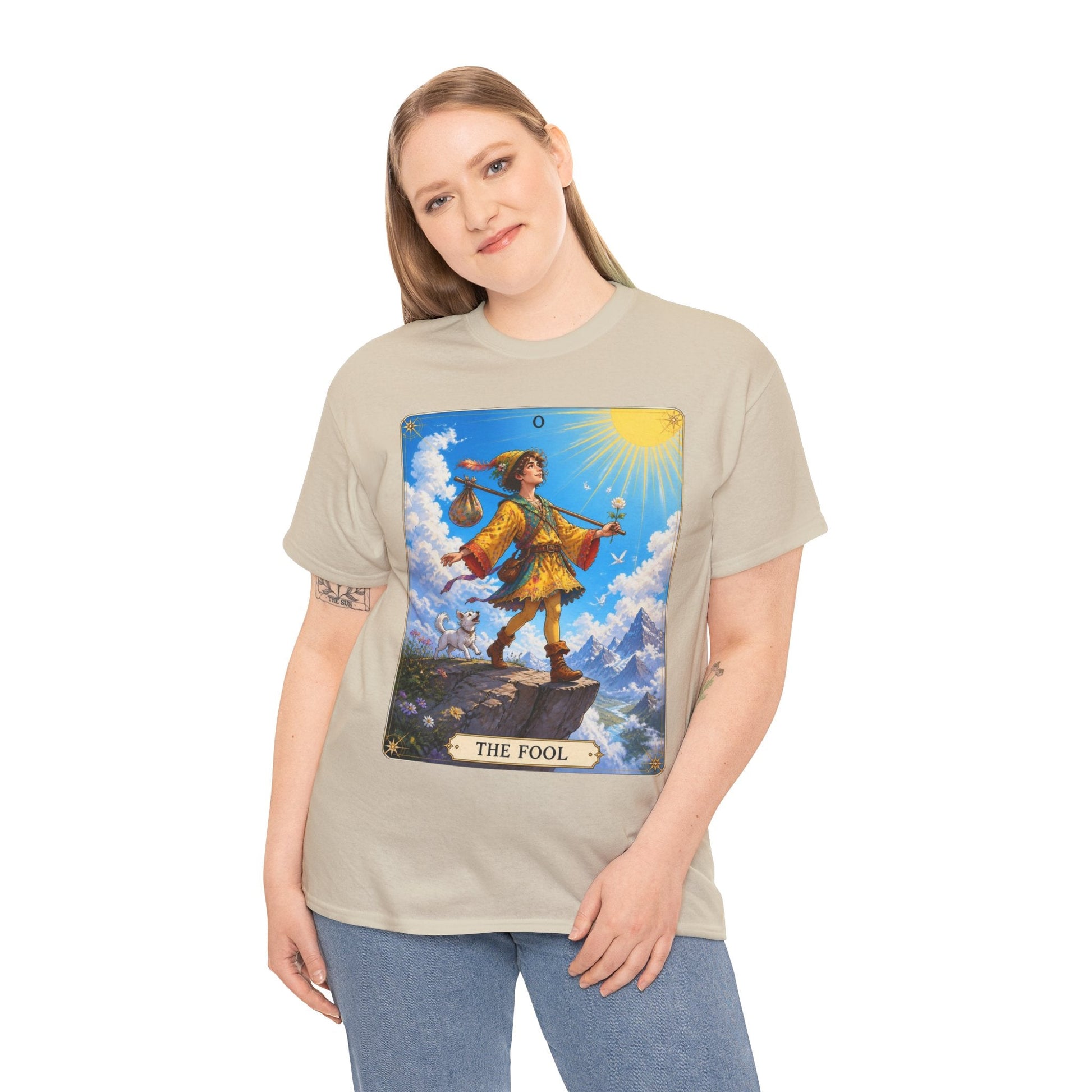 The Fool Tarot Card T-Shirt — Vibrant Mystical Tarot Tee - T-Shirt - Printify