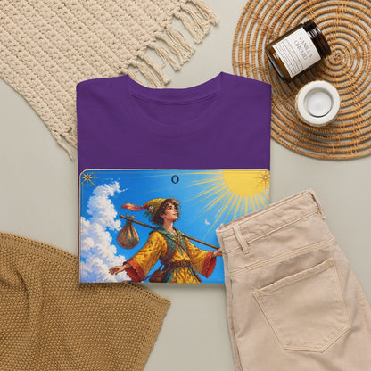 The Fool Tarot Card T-Shirt — Vibrant Mystical Tarot Tee - T-Shirt - Printify