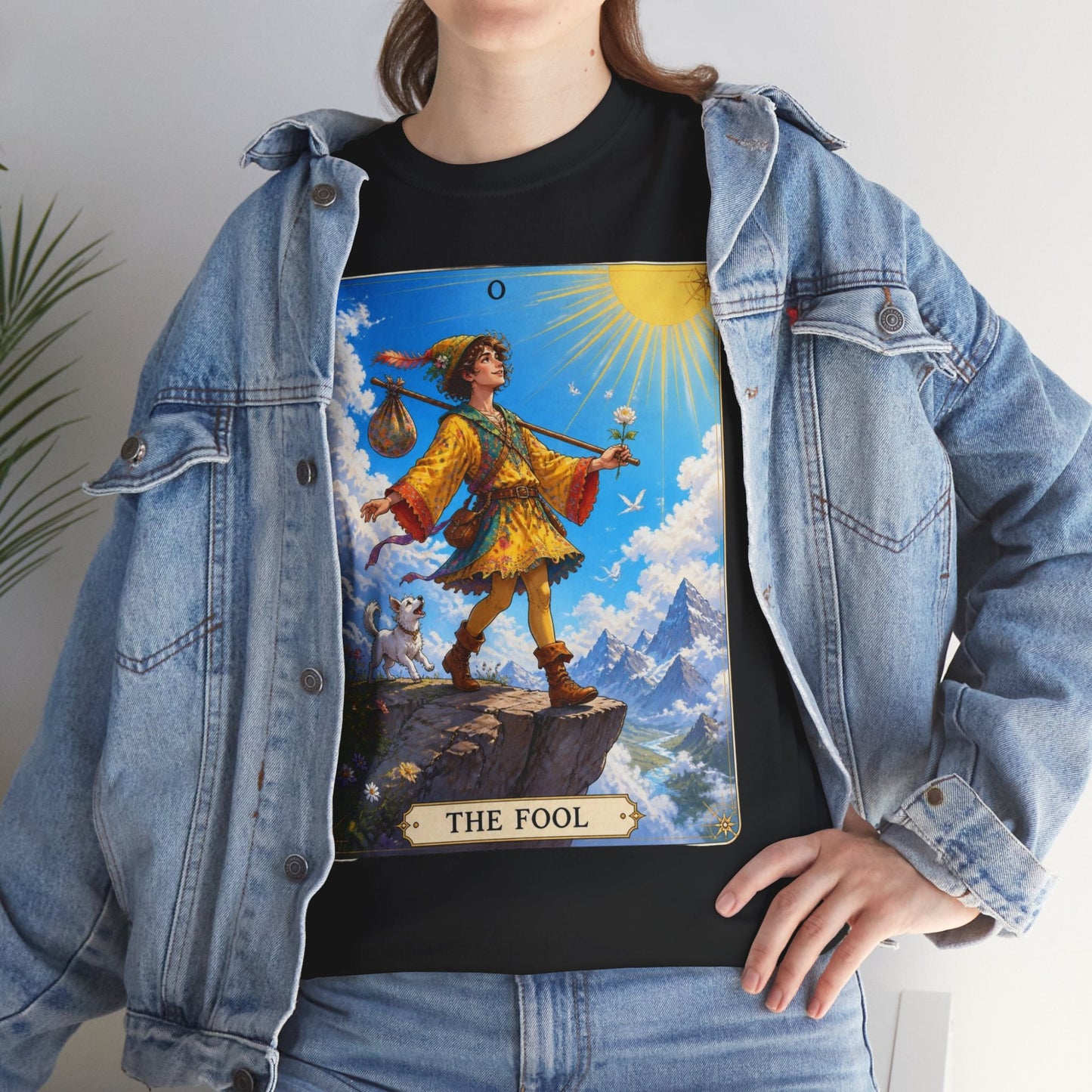The Fool Tarot Card T-Shirt — Vibrant Mystical Tarot Tee - T-Shirt - Printify