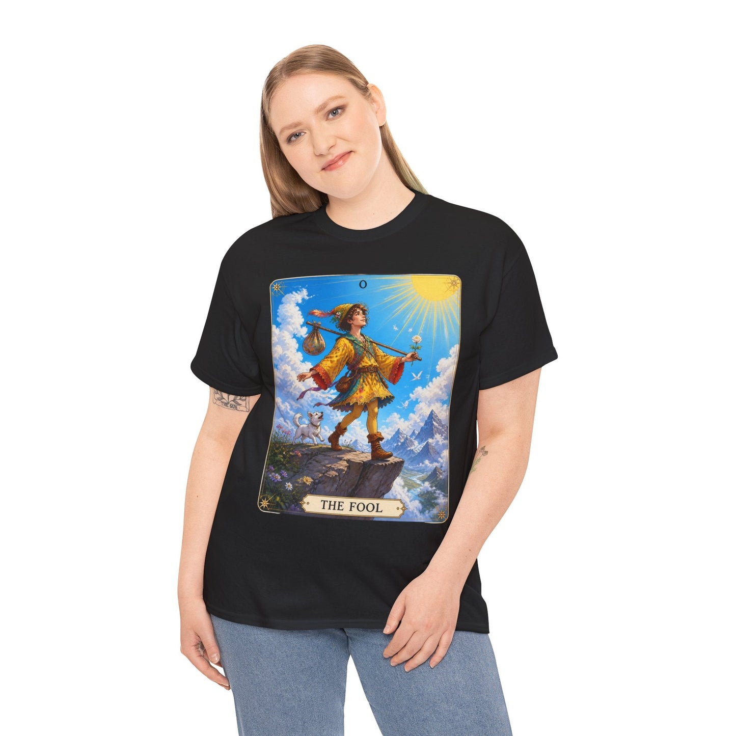 The Fool Tarot Card T-Shirt — Vibrant Mystical Tarot Tee - T-Shirt - Printify