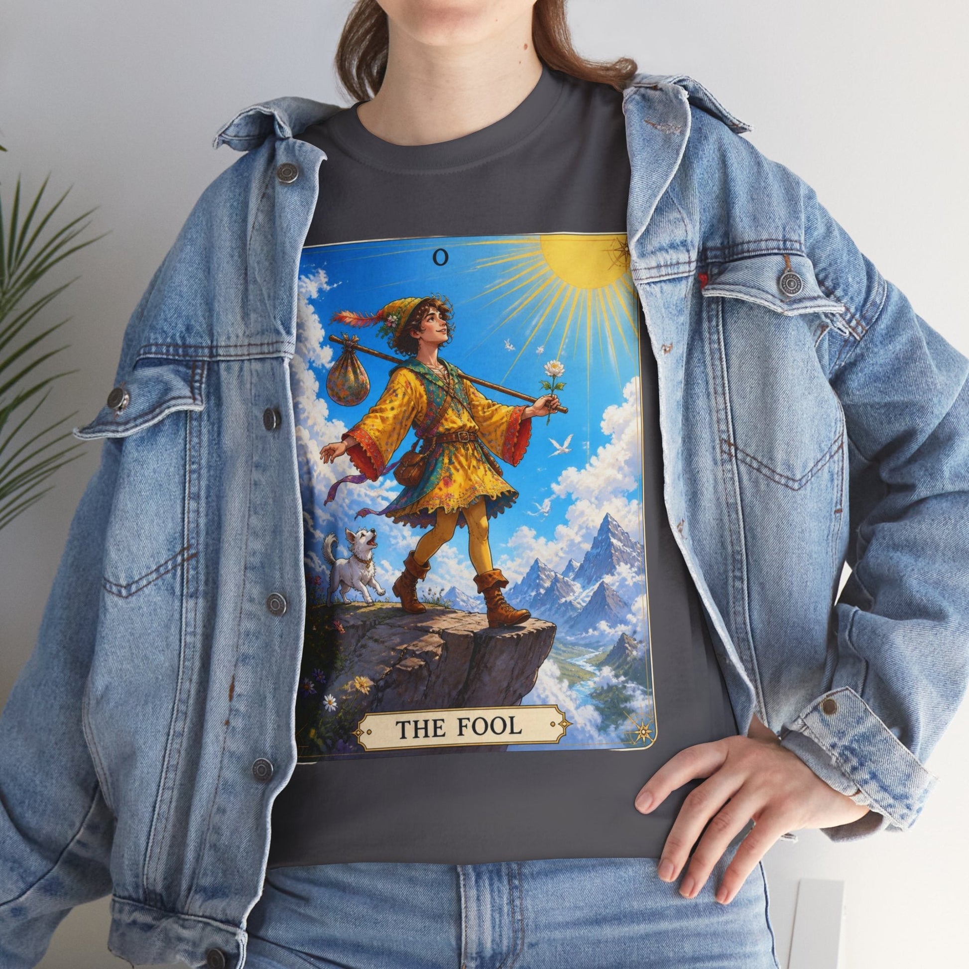 The Fool Tarot Card T-Shirt — Vibrant Mystical Tarot Tee - T-Shirt - Printify