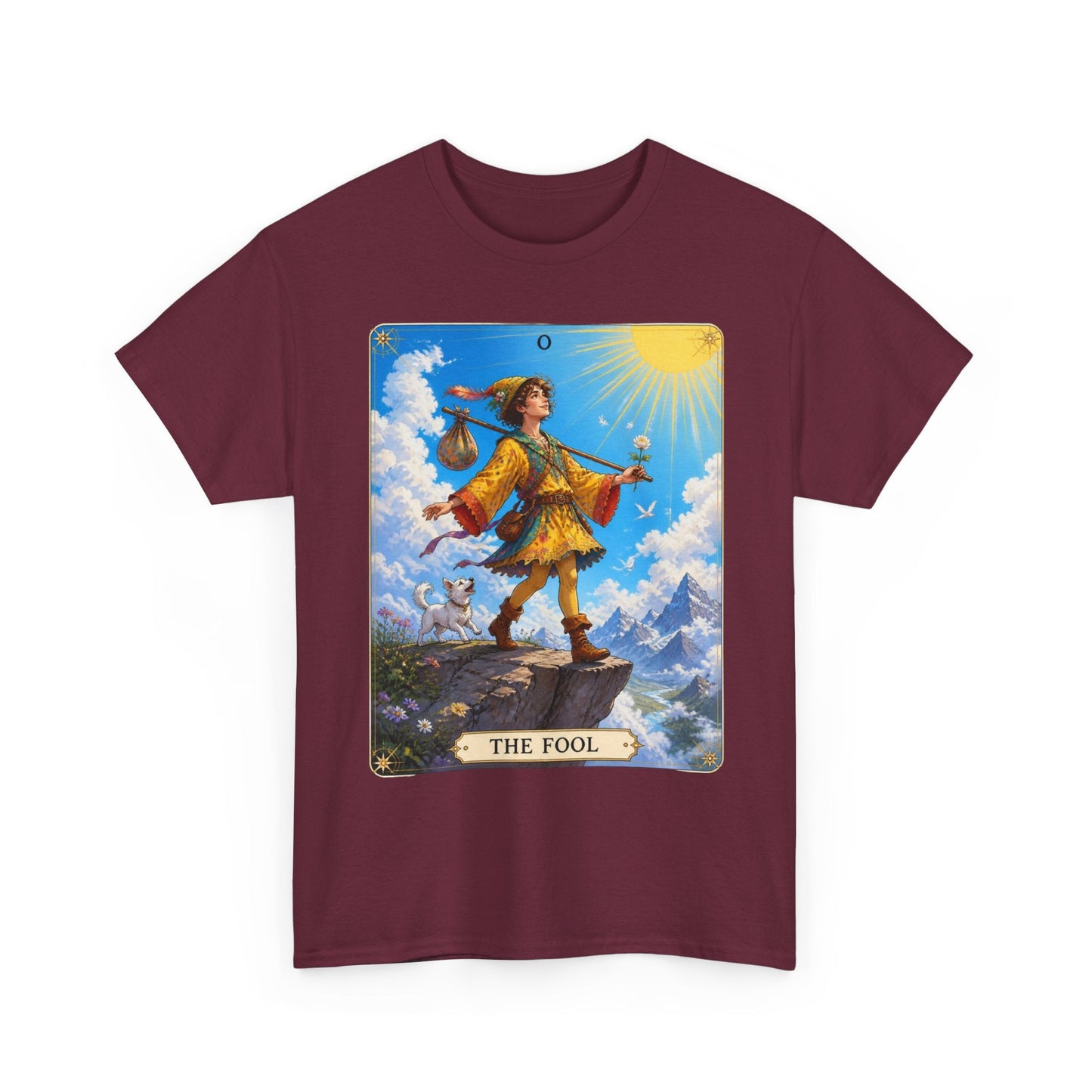 The Fool Tarot Card T-Shirt — Vibrant Mystical Tarot Tee - T-Shirt - Printify