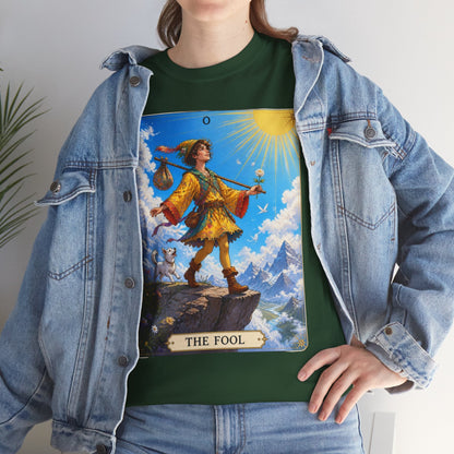 The Fool Tarot Card T-Shirt — Vibrant Mystical Tarot Tee - T-Shirt - Printify
