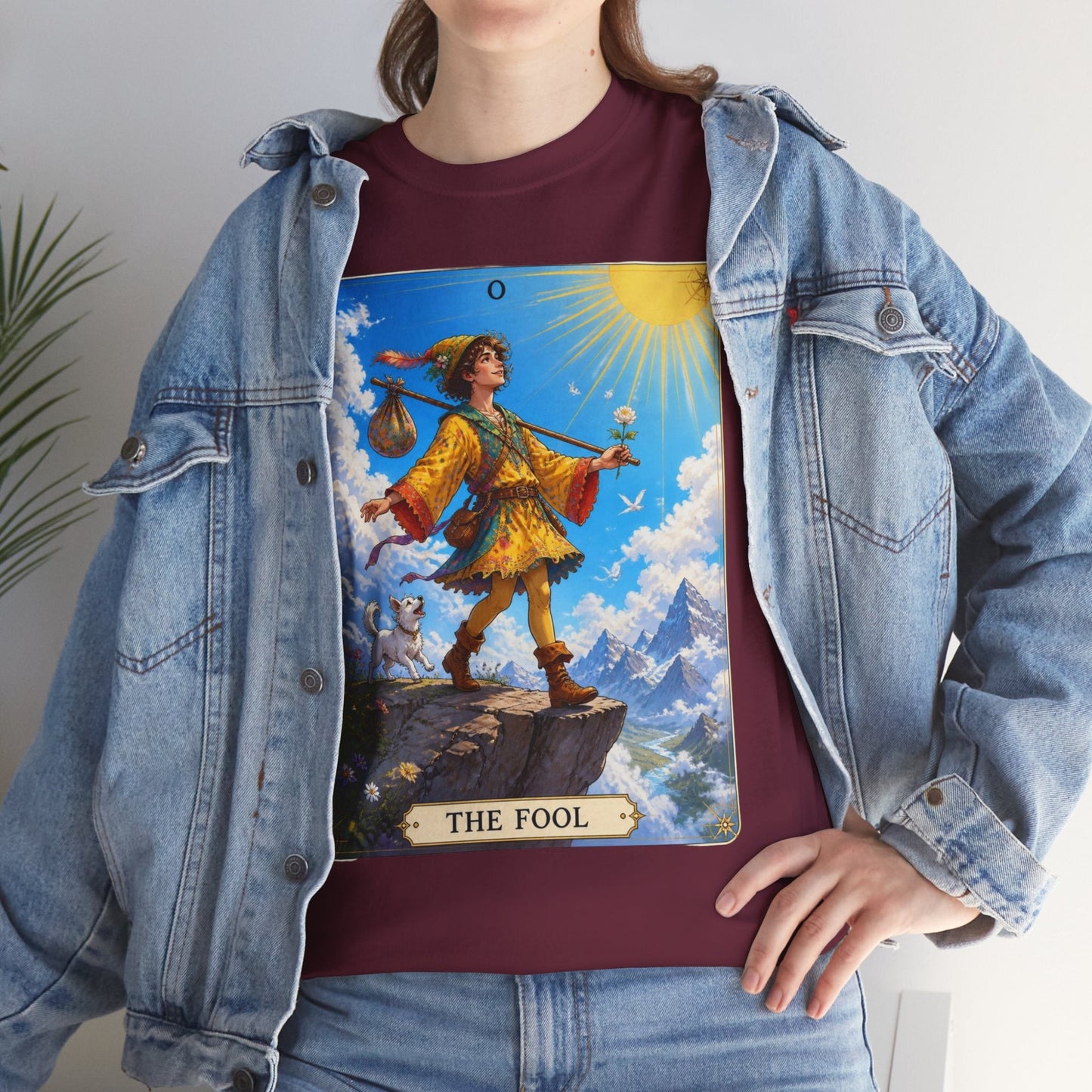 The Fool Tarot Card T-Shirt — Vibrant Mystical Tarot Tee - T-Shirt - Printify