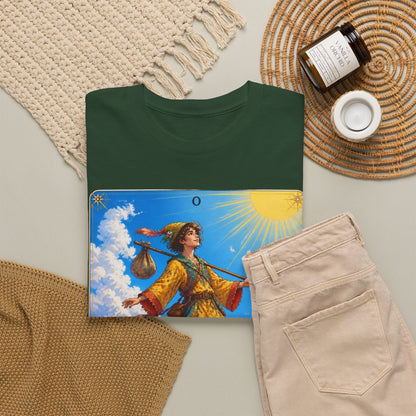 The Fool Tarot Card T-Shirt — Vibrant Mystical Tarot Tee - T-Shirt - Printify