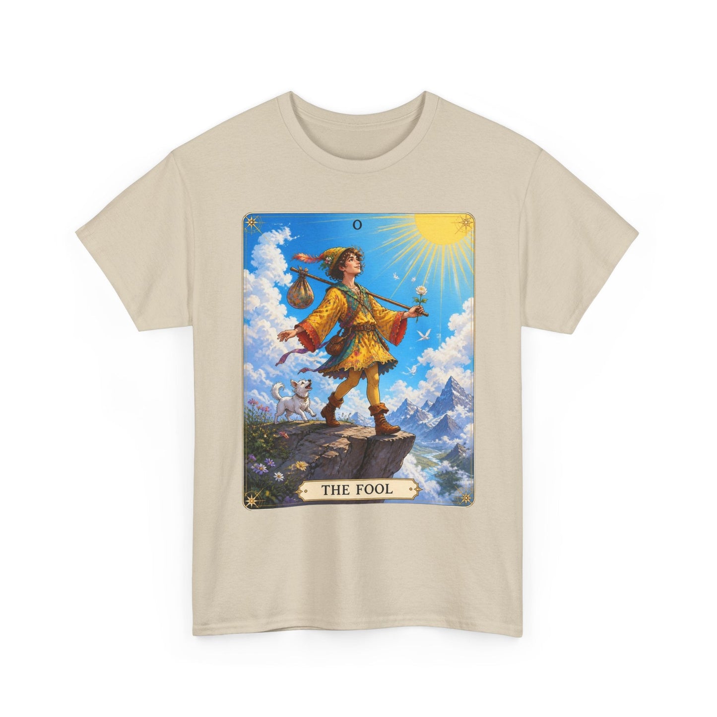 The Fool Tarot Card T-Shirt — Vibrant Mystical Tarot Tee - T-Shirt - Printify