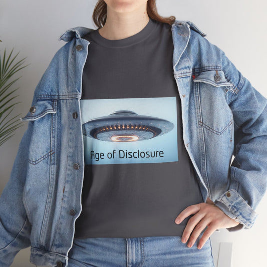 UFO Graphic Tee — Age of Disclosure T-shirt - T-Shirt - Printify