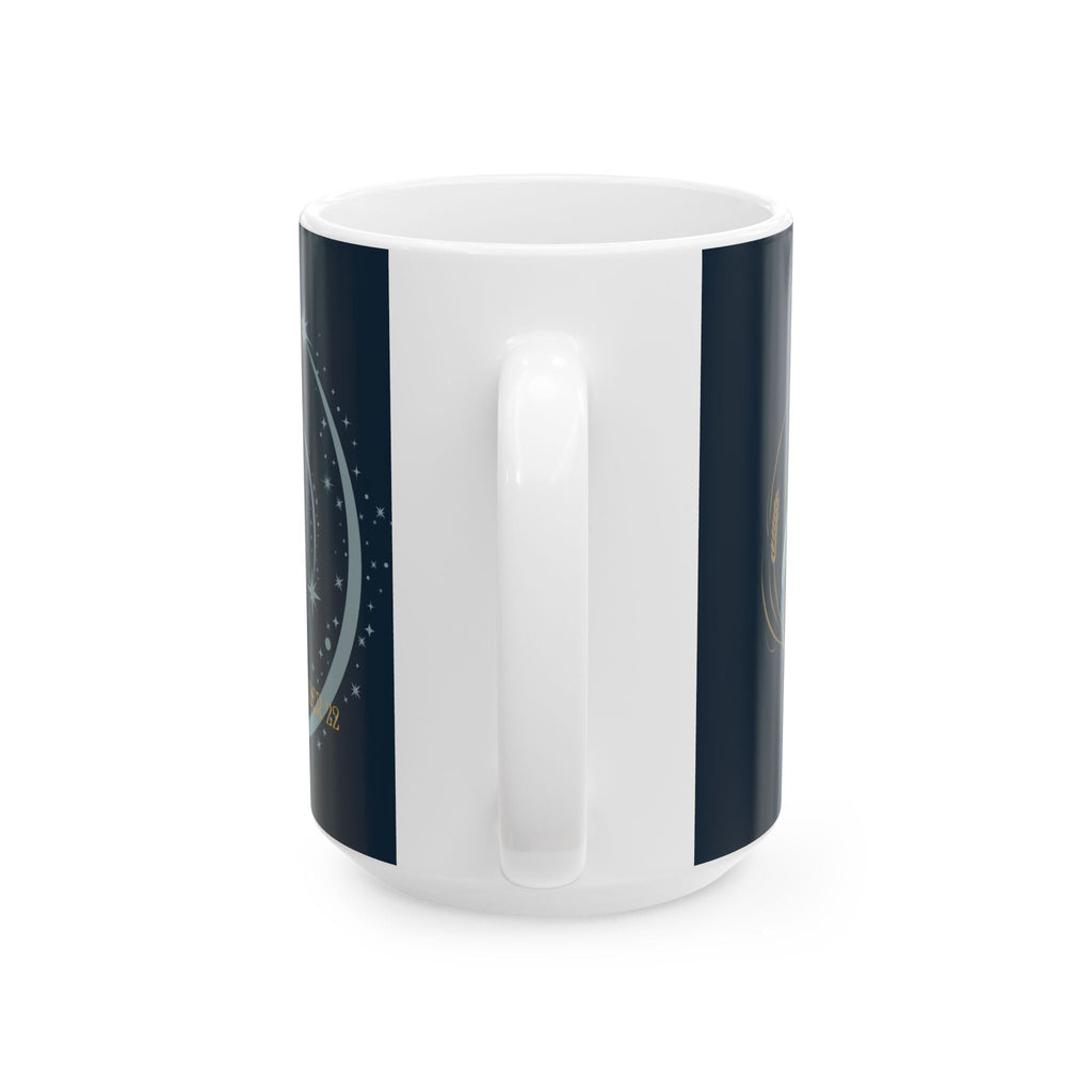 Virgo Constellation Ceramic Mug — Zodiac Astrology Coffee Cup (August–September) - Erudition Designs