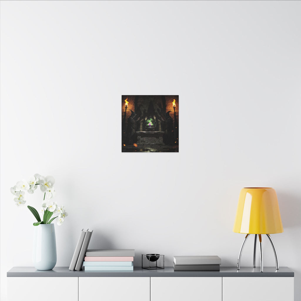 Witch Coven Ritual Canvas Wall Art - Erudition Designs